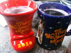 Glühwein at the Trier Weihnachtsmarkt